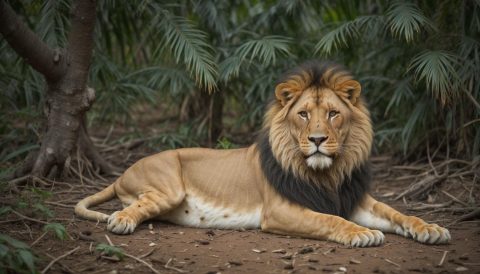 Life of a Lion in the Jungle