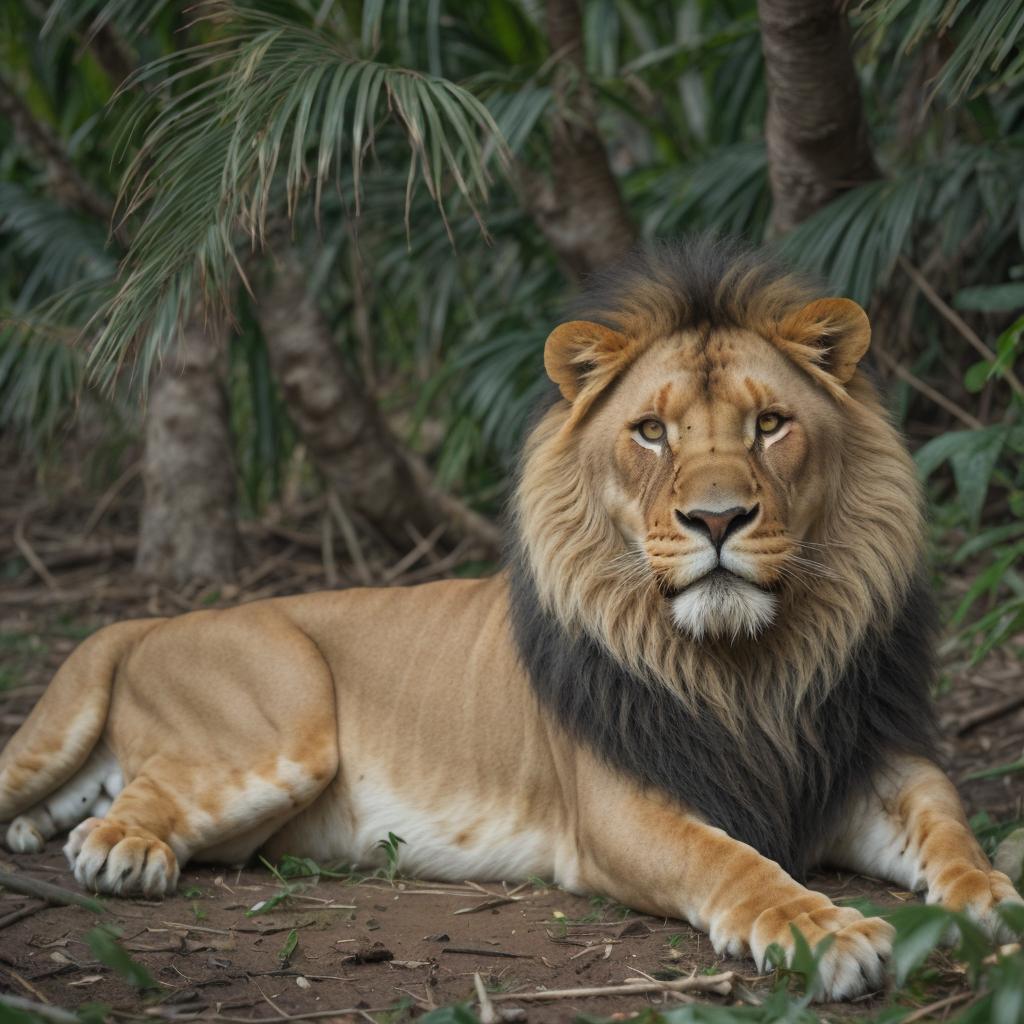 Life of a Lion in the Jungle