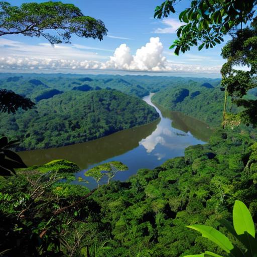 amazon forest land area
