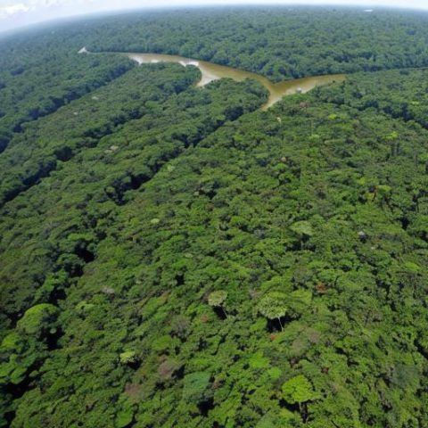 amazon forest land area