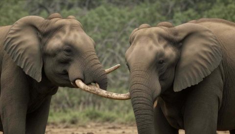 elephant is an endangered animal