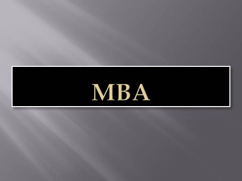 mba in technical field